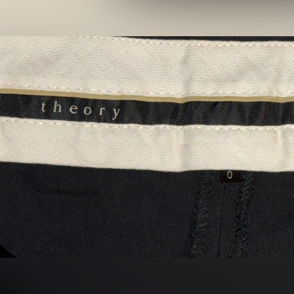 Theory Vintage Low Rise Boot Cut Trousers in Black size 0 - Picture 9 of 16